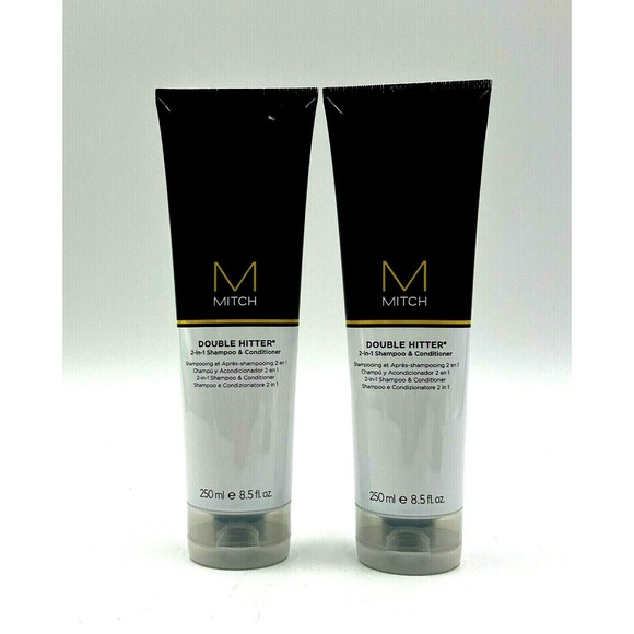 Paul Mitchell Mitch Double Hitter 2-In-1 Shampoo & Conditioner 8.5 oz-2 Pack - Picture 1 of 1